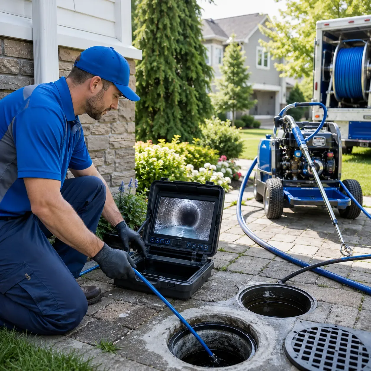 Outdoor drain cleaning professionals serving Wapello, IA